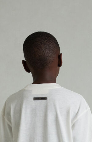 Kids Ivory Classic Embroidered Short Sleeve T-Shirt image number 5