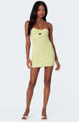 Sammie Twist Front Knit Mini Dress image number 5