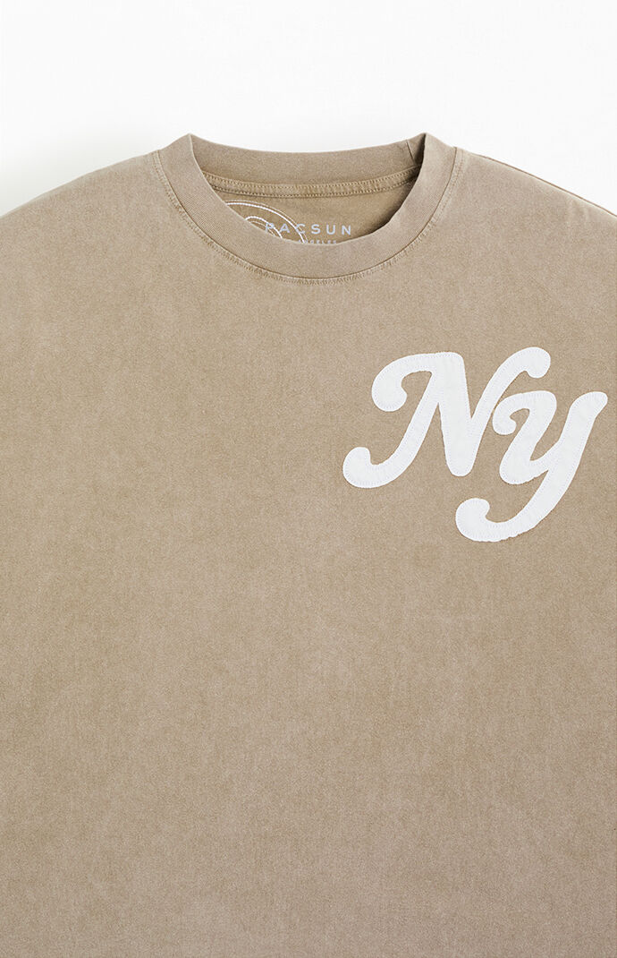 Pacsun New York Applique Cropped T-Shirt