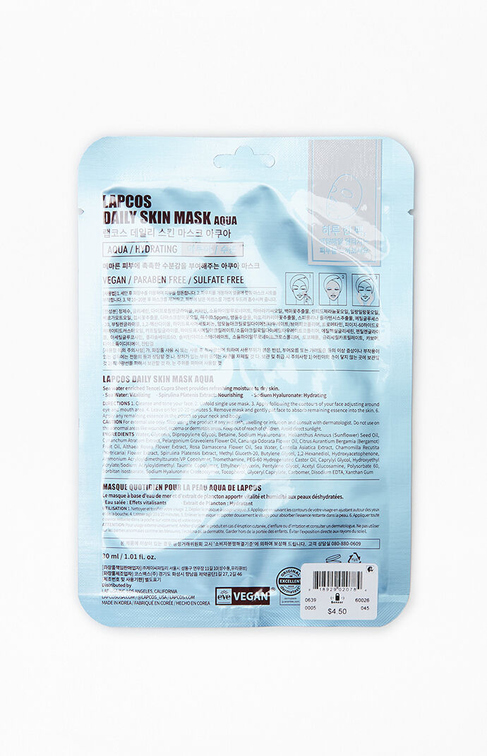 Lapcos Daily Aqua Mask for Skin Hydration