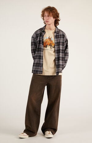Blake Extreme Baggy Jeans Brown image number 1