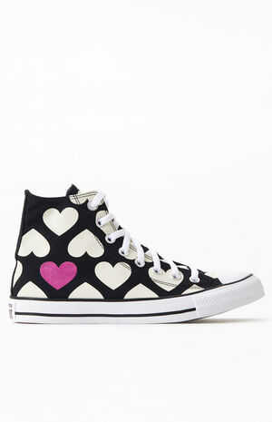 Chuck Taylor All Star Hi Heart Shoes image number 2