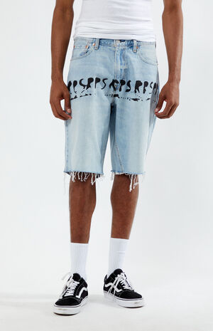 469 Loose Denim Shorts image number 2