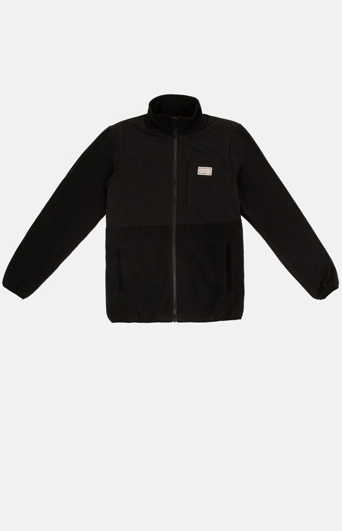Block Zip Polar Fleece Jacket