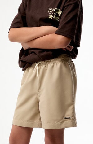 Tan&nbsp;4.5" Swim Trunks image number 3