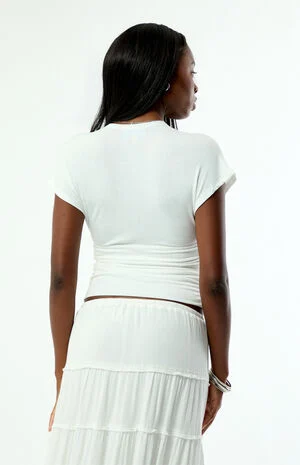 Harley Deep V Cinched Top image number 4