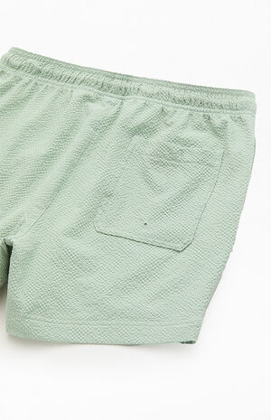 Cali Seersucker 4.5" Swim Trunks image number 4