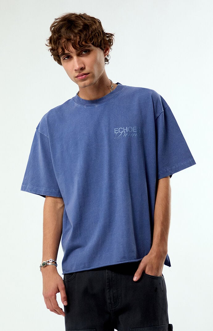 Pacsun Echoes In Paradise Cropped T-Shirt