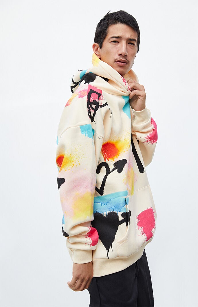 Pacsun paradise chaos art hoodie deals