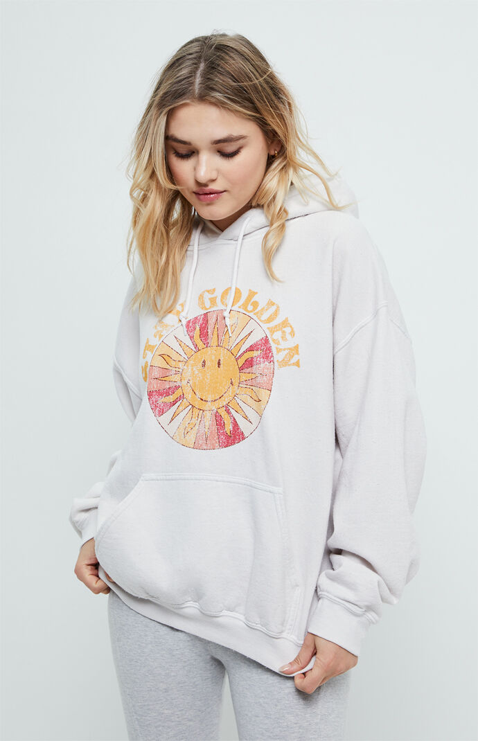Pacsun smiley face discount hoodie