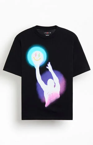 Black J Balvin Hoops T-Shirt image number 1