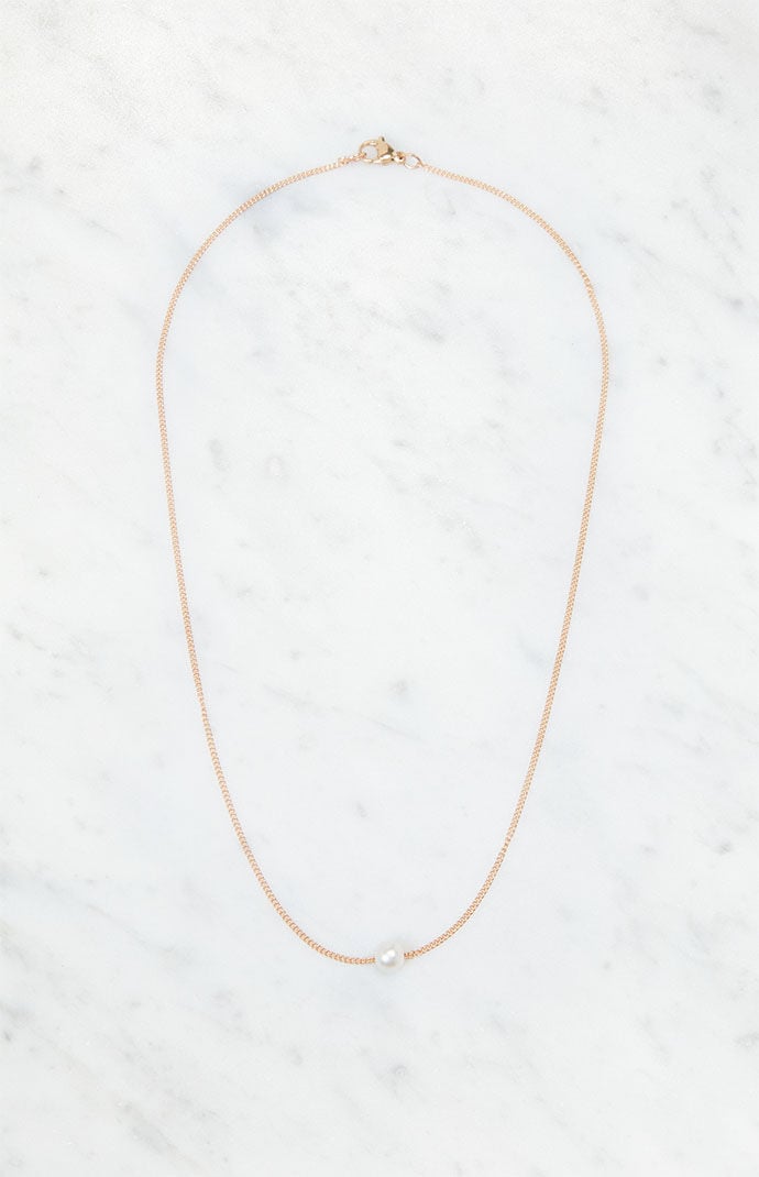 【a.neujac】The Pearl on the Sand necklace ★ ジョングク着用 Sid Golden Seastar Shell Pearl Necklace – Maison Foufou