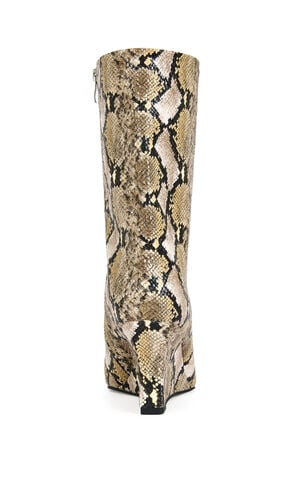 Women's Vinci Snake Wedge Booties image number 3
