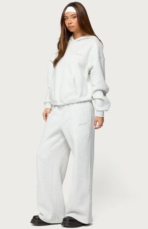 Basic Girl Wide Leg Edikted Sweatpants image number 4