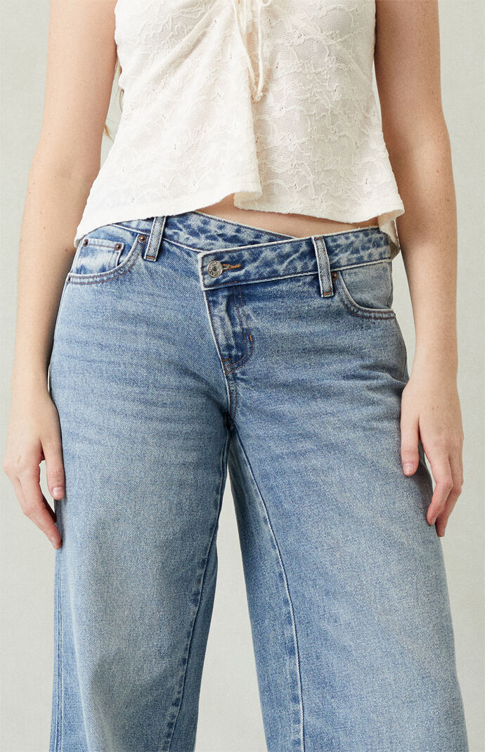 Pacsun Casey Low Rise Baggy Jeans Asymmetrical