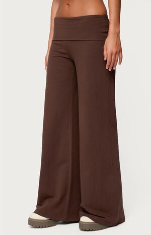 Wide Leg Fold Over Pants image number 2