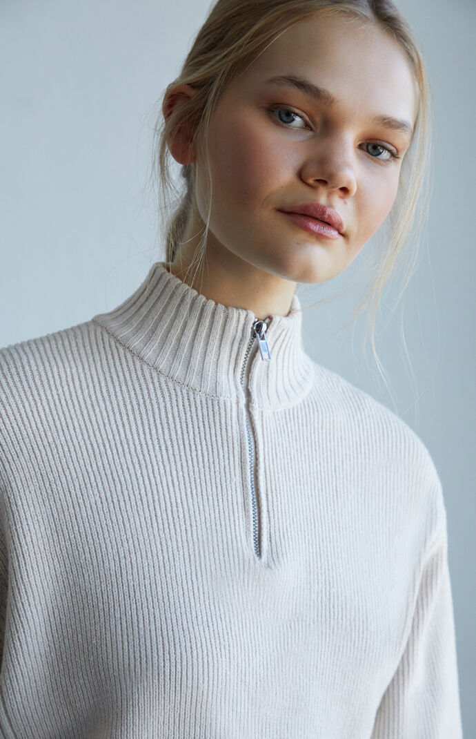 Pepper Zip Up Sweater