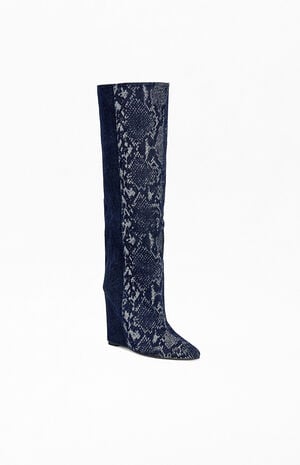 Women's Gianna Jean Pointed Toe Wedge Boots image number 2