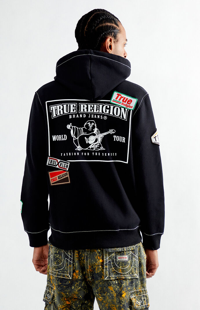True Religion Big T Full Zip Hoodie | PacSun