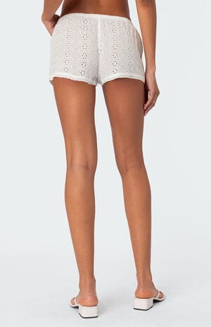 Jael Eyelet Shorts image number 4