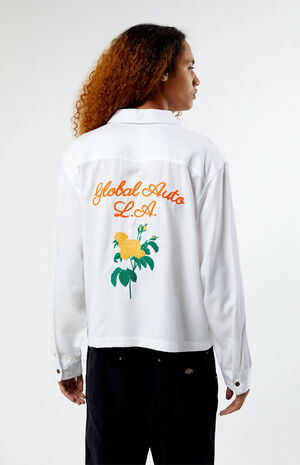 Global Auto Embroidered Long Sleeve Camp Shirt image number 2