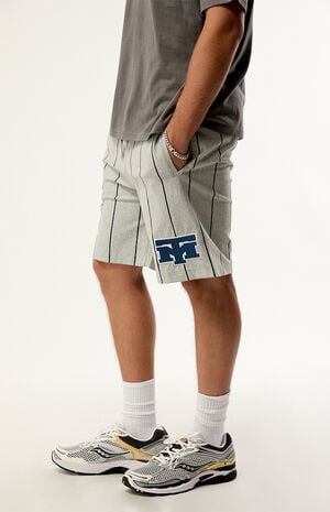 Tyson Pinstripe Fleece Sweat Shorts image number 3