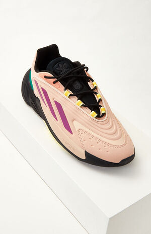 Women's Pink Ozelia Sneakers image number 3