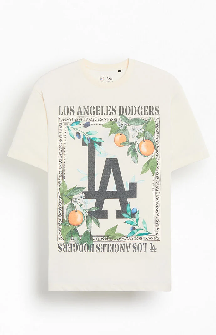 New Era Dodgers Oranges T-Shirt