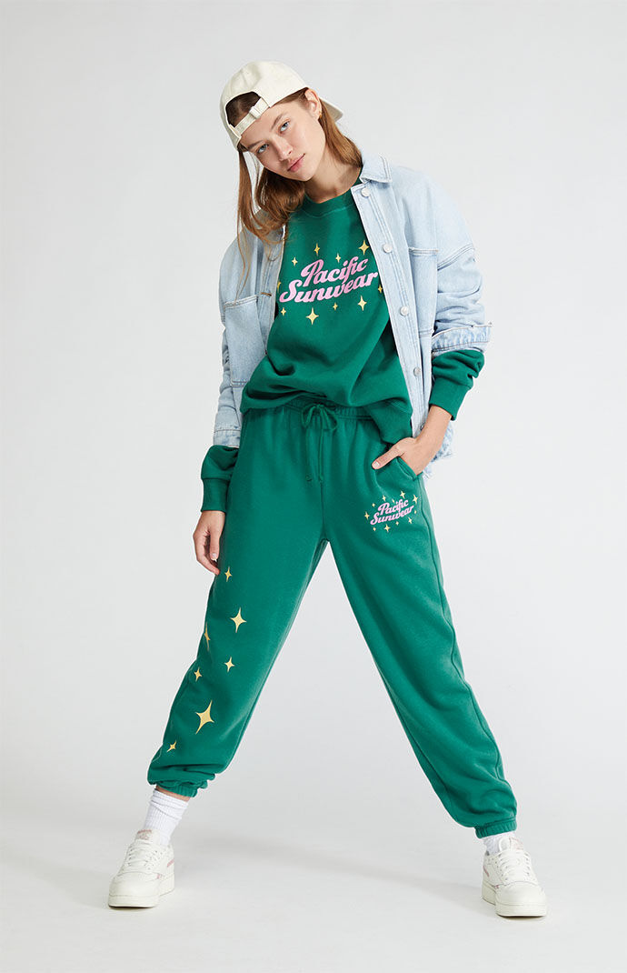 PacSun Pacific Sunwear Sparkle Sweatpants PacSun