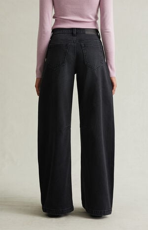 Remi Baggy Barrel Jeans Knee Dart Black image number 5