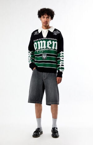 Omen Long Sleeve Polo&nbsp;Sweater&nbsp;Shirt image number 5