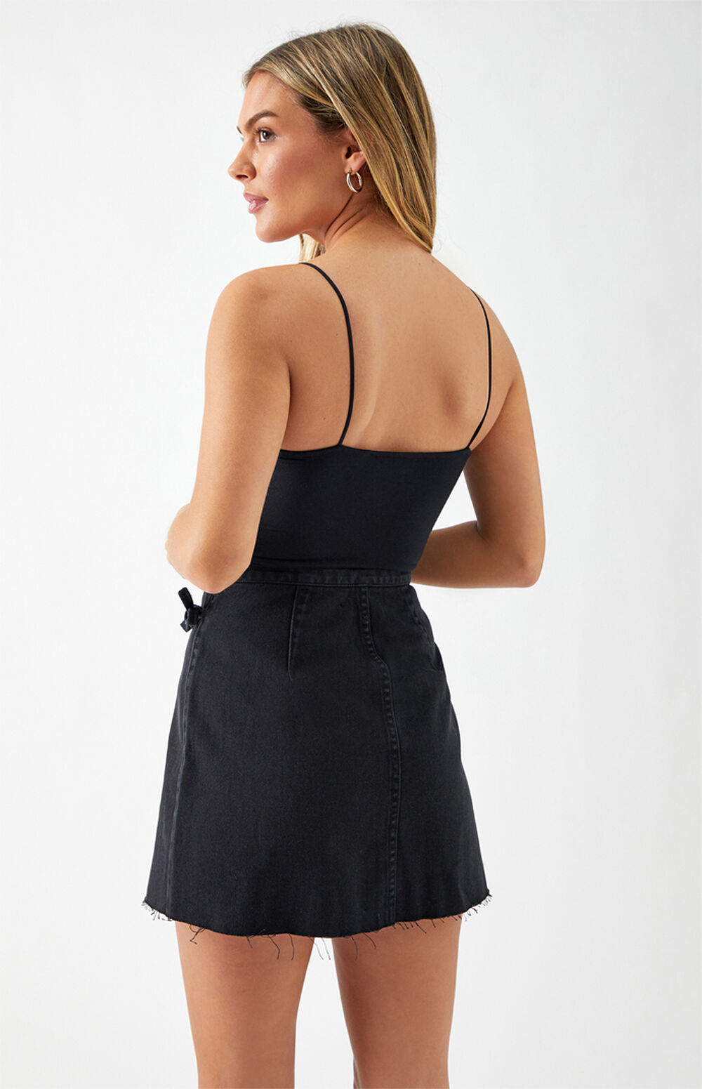 PacSun Black Wrap Skirt PacSun