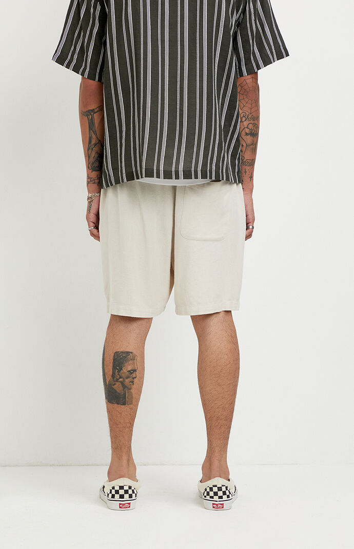 Pacsun Cream Linen Shorts