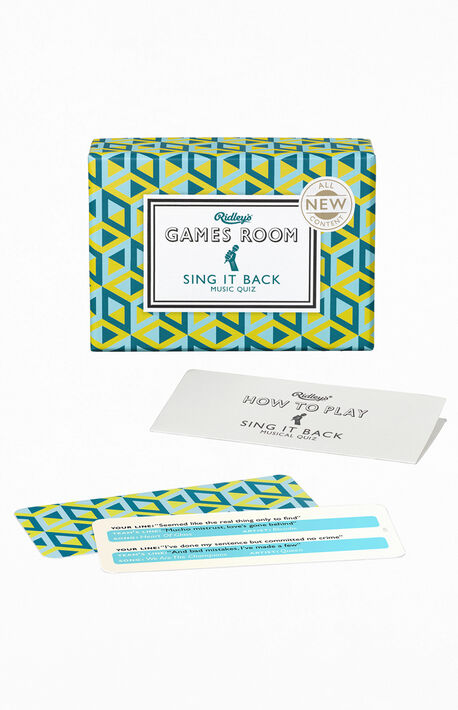 Sing It Back Quiz Game