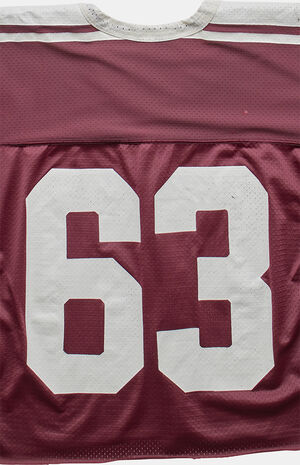 90s 63 Jersey V-neck Cropped Graphic Top image number 4