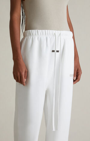 Women's Cloud White Relaxed Sweatpants image number 5