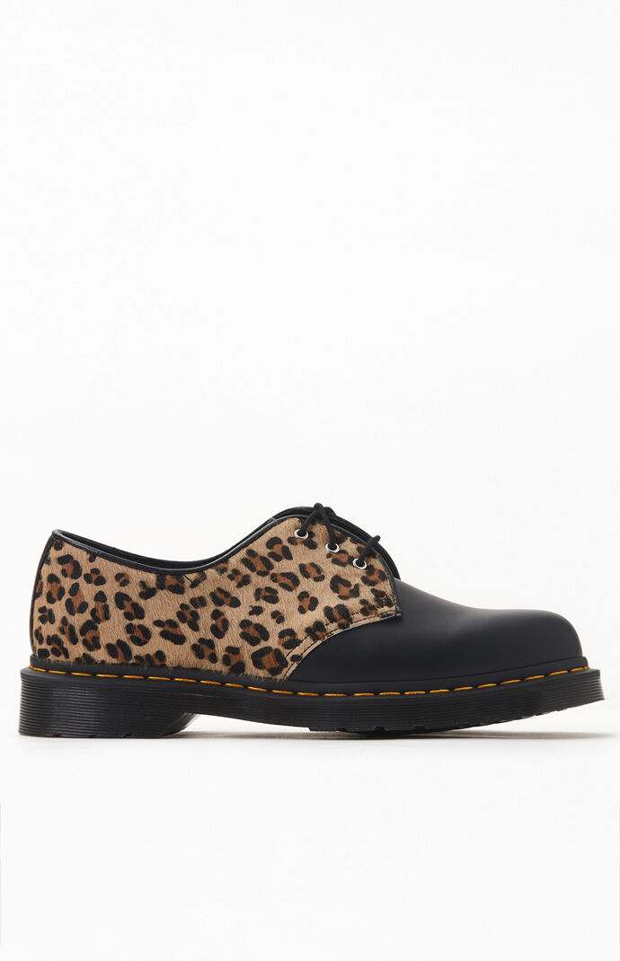 Dr Martens 1461 Leopard Print Shoes