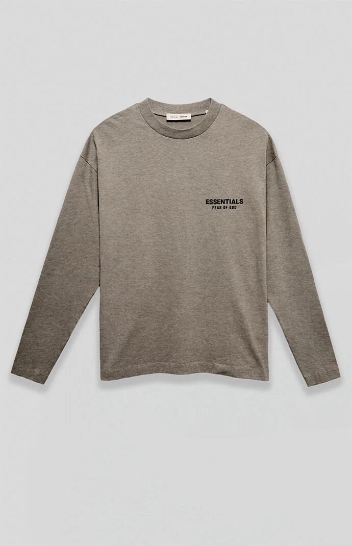 Fear of God ESSENTIALS Homestead Heather Classic Long Sleeve T-Shirt