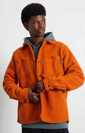 Recycled Progressive Utility HIgh-Pile Fleece Shacket image number 3