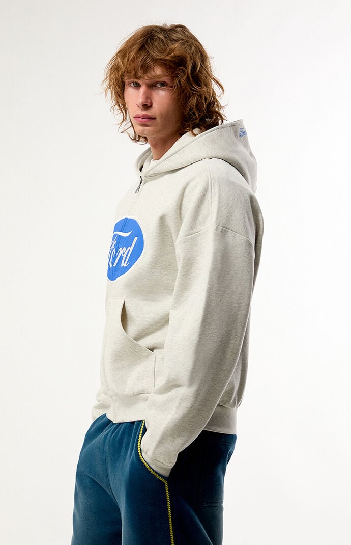 FORD Motor Logo Zip Up Hoodie