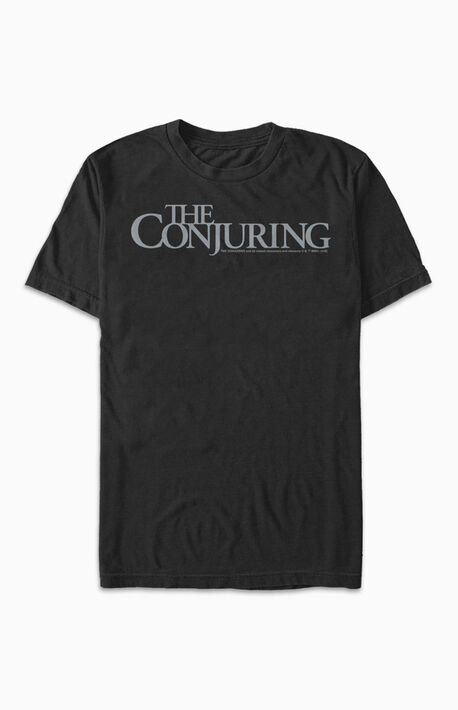 The Conjuring Title Logo T-Shirt by Fifth Sun, available on pacsun.com for $28 Vanessa Hudgens Top SIMILAR PRODUCT
