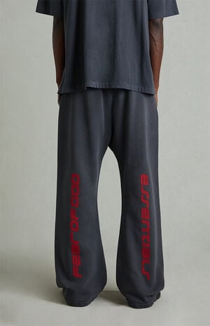 Iron Gray Fleece Flare Sweatpants image number 6