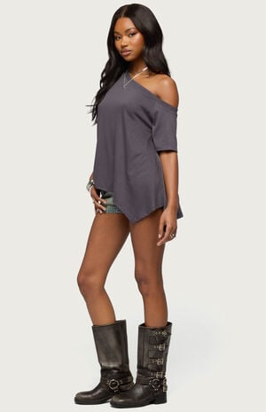 Josy Off Shoulder Handkerchief Top image number 4