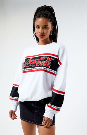 Coca-Cola Color Block Logo Sweatshirt