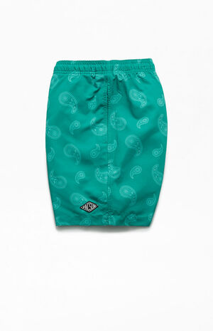Tonal Paisley AOP 6.5" Swim Trunks image number 3
