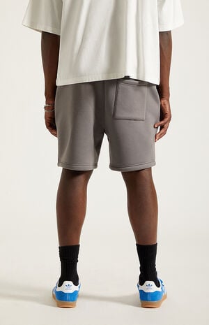 Gray Fleece&nbsp;Volley&nbsp;Sweat Shorts image number 5