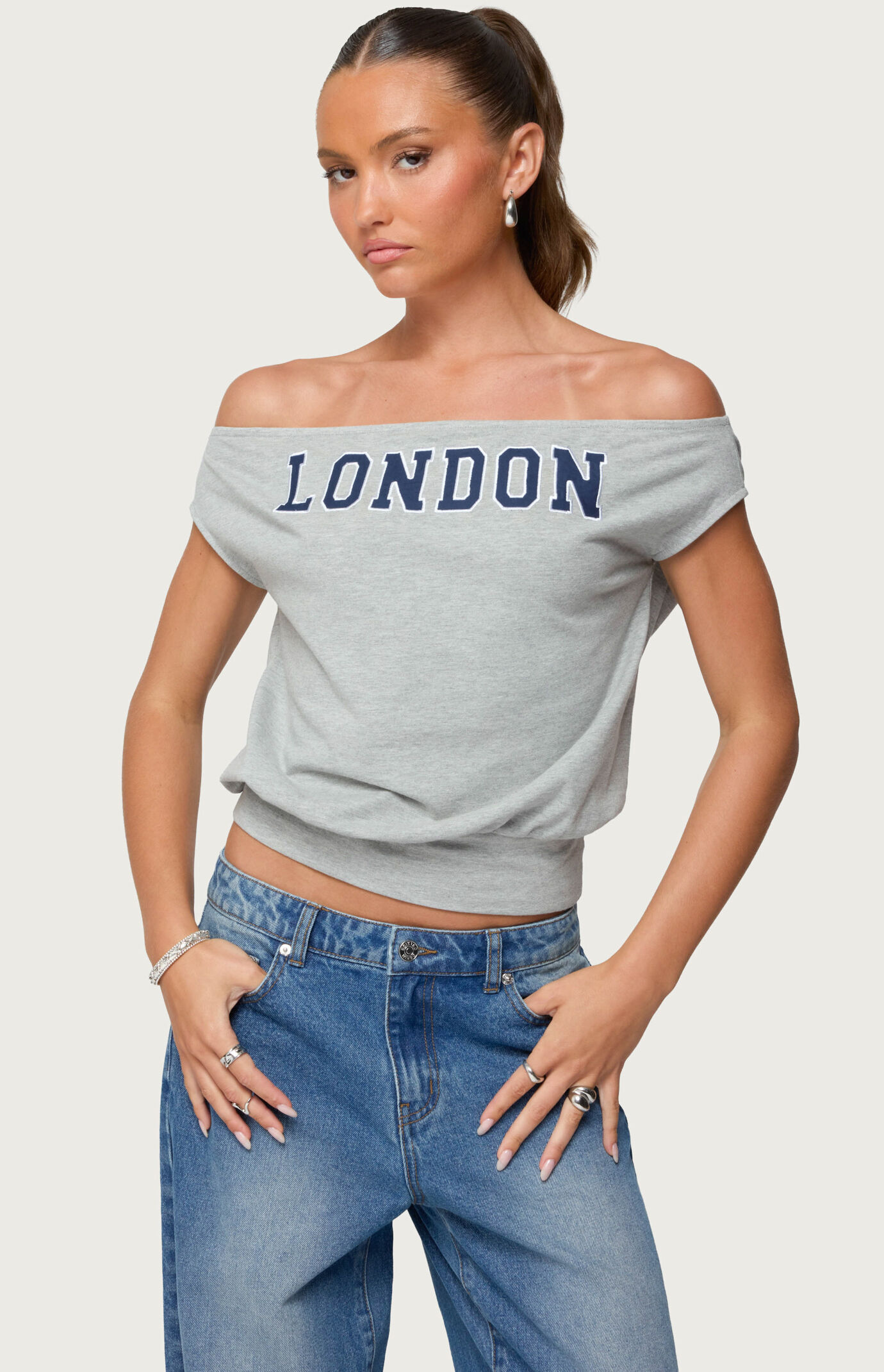 Edikted So London Off Shoulder Top