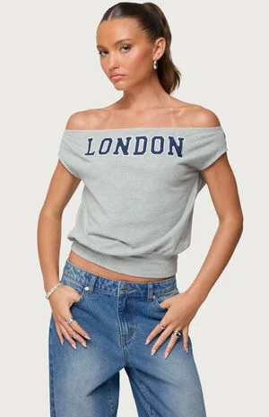So London Off Shoulder Top image number 1