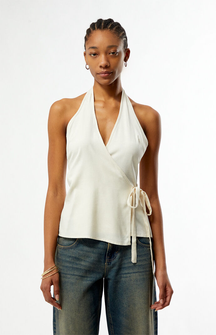 Rhythm Emi Wrap Top