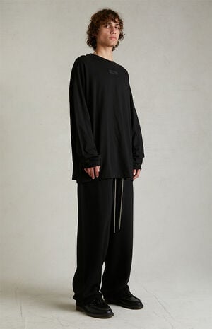 Black Long Sleeve T-Shirt image number 6